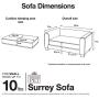 Enchanted Home Pet Surrey Pet Sofa - Beige