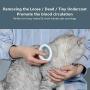 Pet Hair Removal Comb Shedding Brush, Effective Removing Matted Fur, Knots and Tangles Grooming Massage Tool for Short & Long Hair Cats Dogs