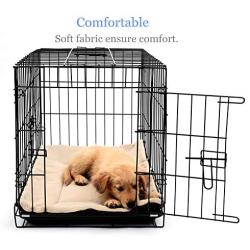 DERICOR Dog Bed Crate Pad Machine Washable