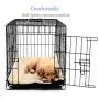 DERICOR Dog Bed Crate Pad Machine Washable