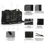 X-ZONE PET Airline Approved Soft-Sided Pet Travel Carrier for Dogs and Cats, Medium Cats Small Cats Carrier,Dog Carrier for Small Dogs, Portable Pet Travel Carrier,Black