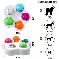 Dog Puzzle Toys Interactive Dog Toys for Beginner- Improve Your Pets IQ,Slow Feeder Dog Bowls Puppy Treat Dispenser Designed for Training Treats