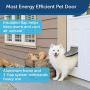 PetSafe Extreme Weather Dog and Cat Door - Aluminum Frame Pet Door - Medium
