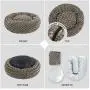 PUPPBUDD Calming Dog Bed Cat Bed Donut, Faux Fur Pet Bed Self-Warming Donut Cuddler, Round Comfortable Rose Swirl Plush Beds with Removable Washable Cover for Medium Small Dogs and Cats (23/30) PUPPBUDD Calming Dog Bed Cat Bed Donut, Faux Fur Pet Bed Self-Warming Donut Cuddler, Round Comfortable Rose Swirl Plush Beds with Removable Washable Cover for Medium Small Dogs and Cats (23/30)