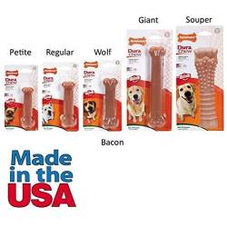 Dog Chew Treats Durable Tough Flavored Nylon Bones Choose Flavor and Size