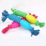 Pet Dog Chew Toy for Aggressive Chewers Bite Training Toy Rope Toys,Tug of War Dog Toy for Large Dogs, Pet Dog Molars Bite-Resistant Hand-Woven Bite Cotton Rope Toy