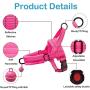 XIRGS Walking Dog Harness and Leash Set, Soft Flannel Padded Dog Halter & Lead No Pull Puppy Vest Adjustable Pet Training Harness Quick Fit Easy for Walking Running Training Small Dog