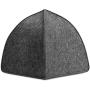 Hollypet Felt Pet Bed, Cat Tent Cave for Kittens and Small Dogs, 16 x 16 x 17 inches Triangle Feline House Hut with Washable Cushion for Indoor Outdoor