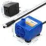KutoraWorks Replacement Pump for Veken 84oz/2.5L Cat Water Fountain and isYoung Cat Fountain with Adaptor and Cleaning Brush KutoraWorks Replacement Pump for Veken 84oz/2.5L Cat Water Fountain and isYoung Cat Fountain with Adaptor and Cleaning Brush