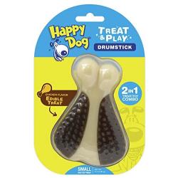 Happy Dog Treat and Play Dog Toy with Edible Treat