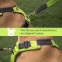 Tuff Mutt - Easy On/Easy Off Dog Harness, Medium & Large Breeds, Walk, Run & Hike with Confidence, Stay Safe with Bright Reflective Stitching, Two Secure Attachment Points