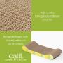 Catit Style Scratcher with Catnip, Jungle-Stripe Lounge