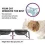 Y YHY Cat Bowls,Cat Food Bowls Elevated, Raised Cat Bowls for Food and Water, Ceramic Pet Bowls for Indoor Cats or Dogs, Protect Pets Spine,Dishwasher Safe,12 Ounces Y YHY Cat Bowls,Cat Food Bowls Elevated, Raised Cat Bowls for Food and Water, Ceramic Pet Bowls for Indoor Cats or Dogs, Protect Pets Spine,Dishwasher Safe,12 Ounces