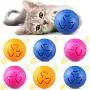 6 Pieces Cat Toy Balls with Jingle Bell, Catnip and LED Training Exercise Mouse Play Toy for Cat Balls, 3 Styles 6 Pieces Cat Toy Balls with Jingle Bell, Catnip and LED Training Exercise Mouse Play Toy for Cat Balls, 3 Styles