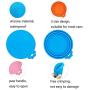 SACRONS-Can Covers/3 Pack/Universal Silicone Food Can Lid Cover for Pet Food/Fits Most Standard Size Dog and Cat Can Tops