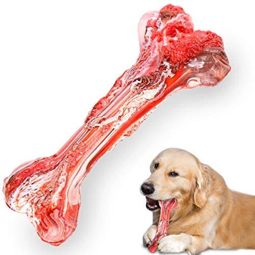 PUPSAND Dog Toys for Aggressive Chewers,Indestructible Large Dog Chew Bones Toy for Aggressive Chewers ,Durable Pet Teething Chew Toys Large Breed,Best Rubber Toys for Small Medium Large Dogs