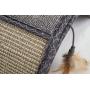 SmartyKat, Scratch Scroll, Cat Scratcher, Interactive Cat Toy, Multi-Surface Carpet and Sisal, With Feathers