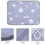POPETPOP Washable Dog Pee Pads Reusable Whelping Pads Waterproof Dog Mat Puppy Potty Training Pads S