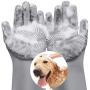 VavoPaw Magic Pet Grooming Gloves, Dog Bathing Shampoo Gloves with High Density Teeth, Heat Resistant Silicone Pet Hair Remover Brush for Cat & Dogs