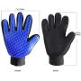 xiaocai 1 Pair Pet Grooming Glove Hair Remover Brush Gentle Deshedding Efficient Pet Mitt Pet Massage Gloves Left & Right Hand for Dog & Cat with Long & Short Fur