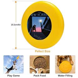 Pet Frisbee Flying Disc Dog Toy - Multifunction 10 Untitled Eric Drooker