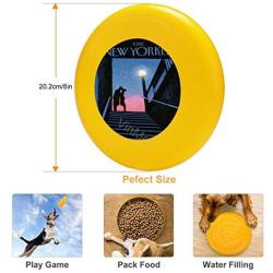 Pet Frisbee Flying Disc Dog Toy - Multifunction 10 Untitled Eric Drooker