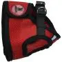 The Worthy Dog Step-in Sidekick Harness with Padded Mesh Velcro Adjustable, Outdoor, Easy Walk Vest Fits Small, Medium and Large Dogs-Red Color The Worthy Dog Step-in Sidekick Harness with Padded Mesh Velcro Adjustable, Outdoor, Easy Walk Vest Fits Small, Medium and Large Dogs-Red Color