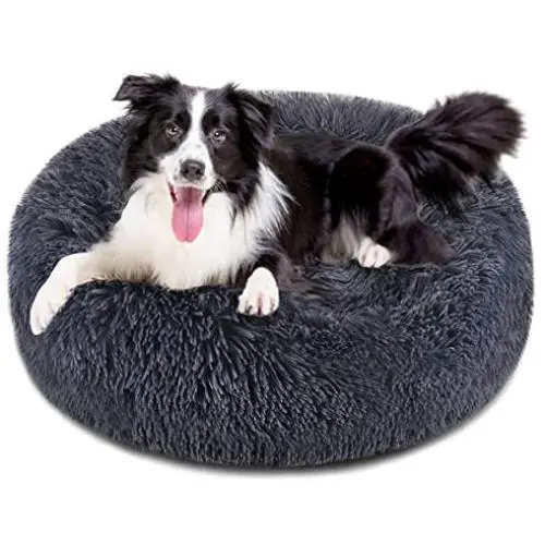 FOCUSPET Dog Bed Cat Bed Donut, Pet Bed Faux Fur Cuddler Round Comfortable for Small Medium Large Dogs Ultra Soft Calming Bed Self Warming Indoor Sleeping Bed Multiple Sizes (20/24/32/40/46) FOCUSPET Dog Bed Cat Bed Donut, Pet Bed Faux Fur Cuddler Round Comfortable for Small Medium Large Dogs Ultra Soft Calming Bed Self Warming Indoor Sleeping Bed Multiple Sizes (20/24/32/40/46)