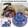 DFVV Pet Water Dispenser Cat Water Dispenser Automatic Circulating Water Filter Drinking Fountain Ceramic Mute Prevent Dry Burning Pet Feeder