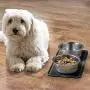 mDesign Premium Quality Pet Food and Water Bowl Feeding Mat for Dogs and Puppies - Waterproof Non-Slip Durable Silicone Placemat - Raised Edges, Food Safe, Non-Toxic - Small, 2 Pack - Black mDesign Premium Quality Pet Food and Water Bowl Feeding Mat for Dogs and Puppies - Waterproof Non-Slip Durable Silicone Placemat - Raised Edges, Food Safe, Non-Toxic - Small, 2 Pack - Black
