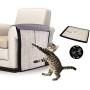 ISENVO Cat Scratcher Mat Board Furniture Protect Pad Sisal Scratcher Mat Claws Care Sofa Scratching Post ProtectorNatural Sisal Mat Protect Carpets and Sofas Easy Installation