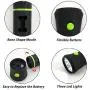 BINTECH 2PCS Poop Bag Holder, Dog Poop Bag Dispenser, Waste Bags Dispenser with Led Flashlight, Dog Waste Bag Holder, Poopbags Dispenser for leash, Includes 2 Roll(15 Bags Per Roll)