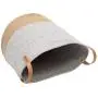 Geyecete Cotton Rope Basket with Leather Handle Dog Cotton Rope for Dogs Laundry Basket Storage Bin Dog bin Storage Bins-Natural Woven Basket Geyecete Cotton Rope Basket with Leather Handle Dog Cotton Rope for Dogs Laundry Basket Storage Bin Dog bin Storage Bins-Natural Woven Basket