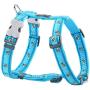 Red Dingo Bumblebee Dog Harness, 15 mm x 30 to 48 cm x 36 to 54 cm, Small, Turquoise