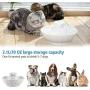 iPettie Tritone Ceramic Pet Drinking Fountain丨Ultra Quiet, Way Better Than Plastic丨Water Fountains for Cats and Dogs Pet Water Dispenser with Replacement Filters and Foam