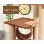 Medium Cat Tree, 102 inches Cat Tower Condo, Multi-Level Kittens Activity Center, Scratching Posts, Pet Furniture with Hammock and Tunnel Medium Cat Tree, 102 inches Cat Tower Condo, Multi-Level Kittens Activity Center, Scratching Posts, Pet Furniture with Hammock and Tunnel
