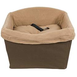PetSafe Happy Ride Jumbo Booster Seat for Dogs - Elevated Pet Bed for Cars, Trucks and SUVs - Supports Pets up to 30 lb - Multiple Styles, Includes Tether