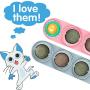 Nuanchu 2 Pieces Catnip Wall Ball Toys Rotatable Snack Edible Balls Cat 4-1 Removable Licking Catnip Balls Chewing Cleaning Teeth Toy for Cats Kitten Kitty