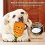 Okls Increase Friendship Pineapple Shaped Food Grade Non-Toxic Pet Dog Teeth Cleaning Molar Chewing Toy Super Durable Clever