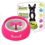 AINAAN Dog Feeder Slow Eating Pet Bowl Eco-Friendly Durable Non-Toxic Preventing Choking Healthy Design （Pink）