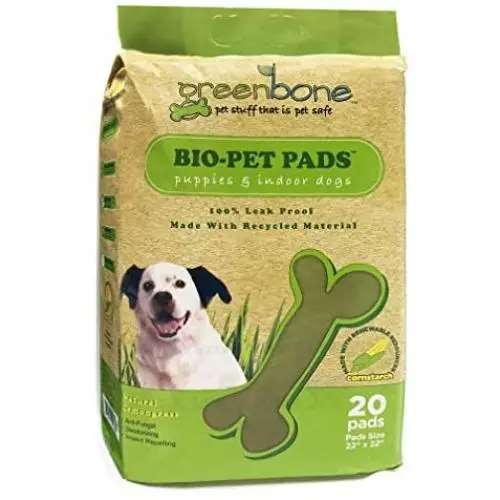 Greenbone 13403 20 Count Bio Pet Training Pads Greenbone 13403 20 Count Bio Pet Training Pads