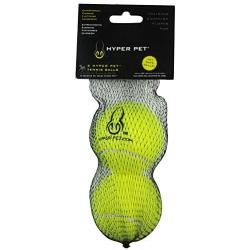 Hyper Pet Pet Tennis Balls for Dogs, Pet Safe Dog Toys for Exercise and Training, Pack of 2, Colors May Vary, Green (48438EA)