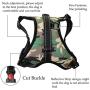 Hellopet Dog Harness No-Pull Reflective Adjustable Outdoor Pet Vest Oxford Fabirc for Small Medium Large Dogs