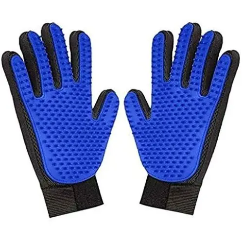 xiaocai 1 Pair Pet Grooming Glove Hair Remover Brush Gentle Deshedding Efficient Pet Mitt Pet Massage Gloves Left & Right Hand for Dog & Cat with Long & Short Fur xiaocai 1 Pair Pet Grooming Glove Hair Remover Brush Gentle Deshedding Efficient Pet Mitt Pet Massage Gloves Left & Right Hand for Dog & Cat with Long & Short Fur