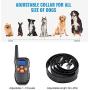 Zigzagmars Humane Safety No Shock Dog Training Collar with Remote, 1000FT Range Rechargeable Waterproof Dog Training Collar Two Receiver for Training 2 Dogs