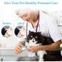 BOSI Dog Nail Grinder, Professional Low Noise Pet Nail Clipper with LED Light, 3-Speeds Electric Pet Nail Trimmer Painless Paws Grooming & Smoothing for Small Medium Large Dogs & Cats (Sky-Blue)
