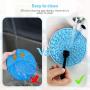 Hommie Licking Mat for Dogs Cats, 2PCS Dog Licking Pad, Protect Pet Gums Slow Treat Mat to Soothe Pet While Bathing, Obey Your Orders When Pet Taking Shower