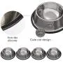 Rapsrk Stainless Steel Dog Cat Bowls for Small/Medium/Large Dogs,Cat Kitten Rabbit Dish with Rubber Base , Pets Feeder Bowl and Water Bowl Perfect Choice (4Pack) Rapsrk Stainless Steel Dog Cat Bowls for Small/Medium/Large Dogs,Cat Kitten Rabbit Dish with Rubber Base , Pets Feeder Bowl and Water Bowl Perfect Choice (4Pack)