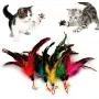 ocijf179 Cat Teaser Replacement Head Pet Cat Kitten Teaser Bell Feather Wand Funny Interactive Toy Replacement Head - Blue ocijf179 Cat Teaser Replacement Head Pet Cat Kitten Teaser Bell Feather Wand Funny Interactive Toy Replacement Head - Blue