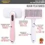 Emperor Pets Self Cleaning Slicker Brush for Dogs & Cats - Removes Tangled Hair, Undercoat Brush for Dogs, Dog Grooming Brush, Great Dog Brush for Shedding Long Hair Dog Brush Long Hair Cat Brush Emperor Pets Self Cleaning Slicker Brush for Dogs & Cats - Removes Tangled Hair, Undercoat Brush for Dogs, Dog Grooming Brush, Great Dog Brush for Shedding Long Hair Dog Brush Long Hair Cat Brush